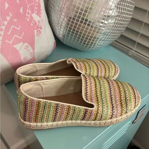 Colorful Woven Espadrilles